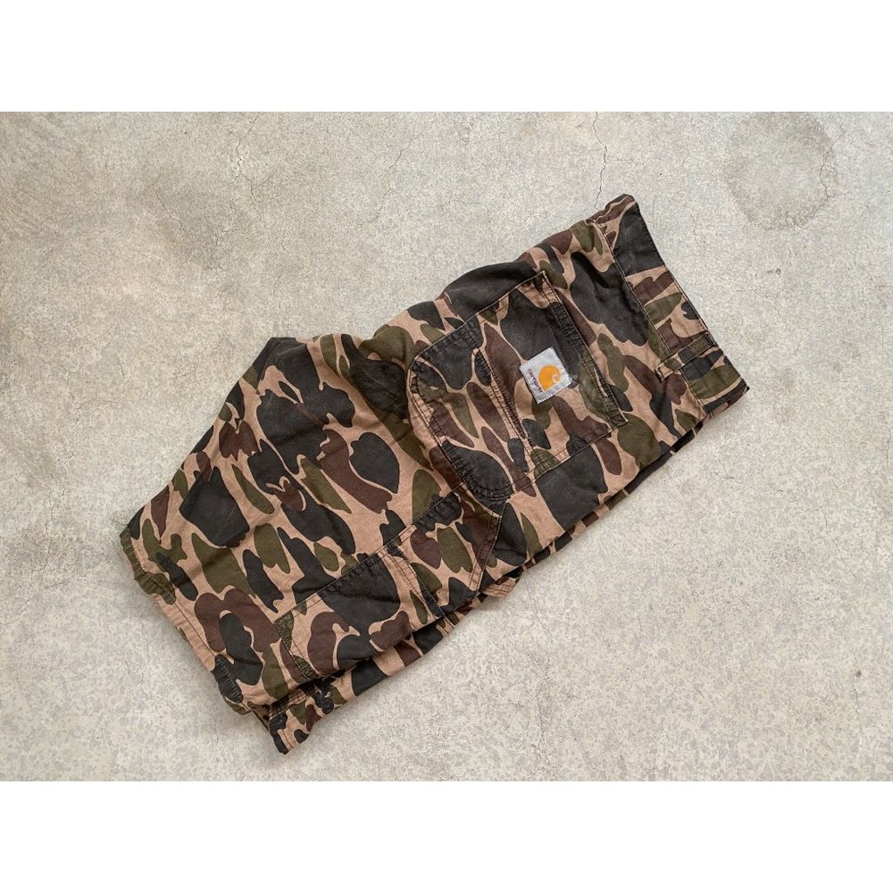 Carhartt Single Knee Short 2 Camo Shorts Size 30